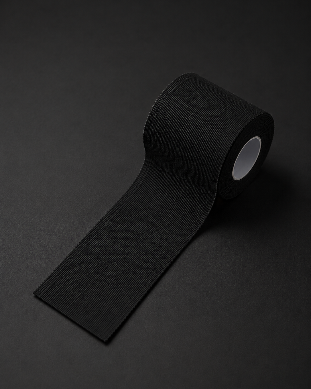 Black wrist tape roll designed for calisthenics handstands strength training and wrist support