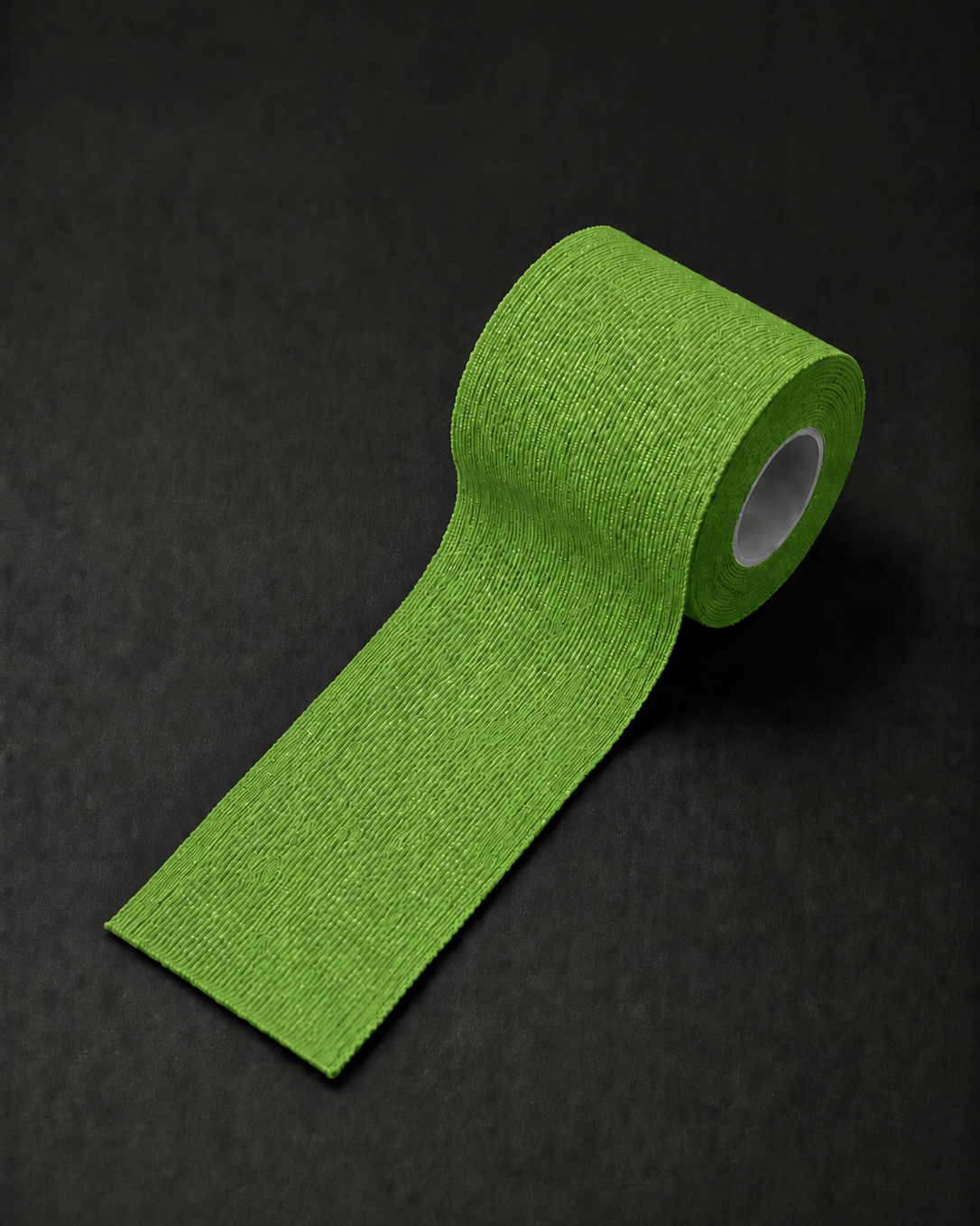 Green wrist tape roll designed for calisthenics handstands strength training and wrist support